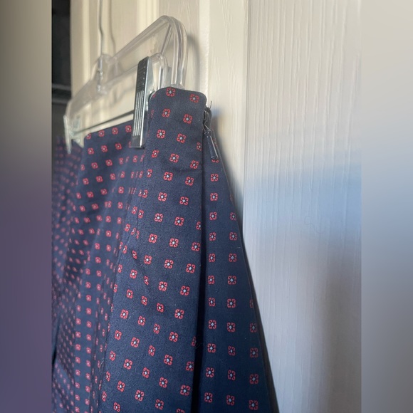 Tory Burch Runway Klarissa Pleated Mini Skirt Size 6 Navy - Picture 6 of 12